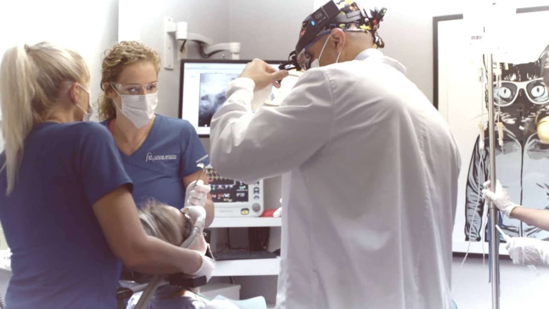 Dr. Gray and the surgical team caring for a patient